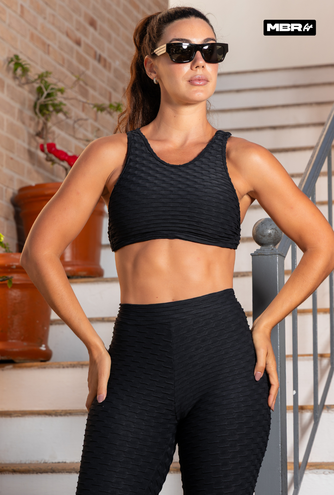 CONJUNTO LEGGING GRINGA PRETO (empina)