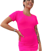 CAMISETA DRYFIT MANGUINHAS PINK