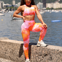 CONJUNTO GRINGA TIE DYE LARANJA (empina)