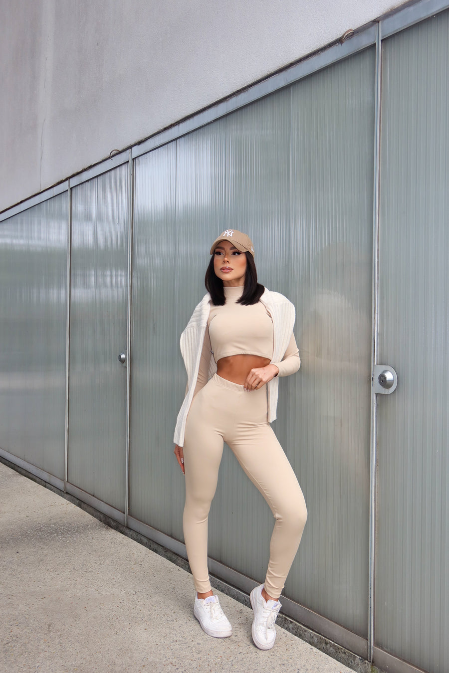 CONJUNTO CANELADO SOFT BEIGE