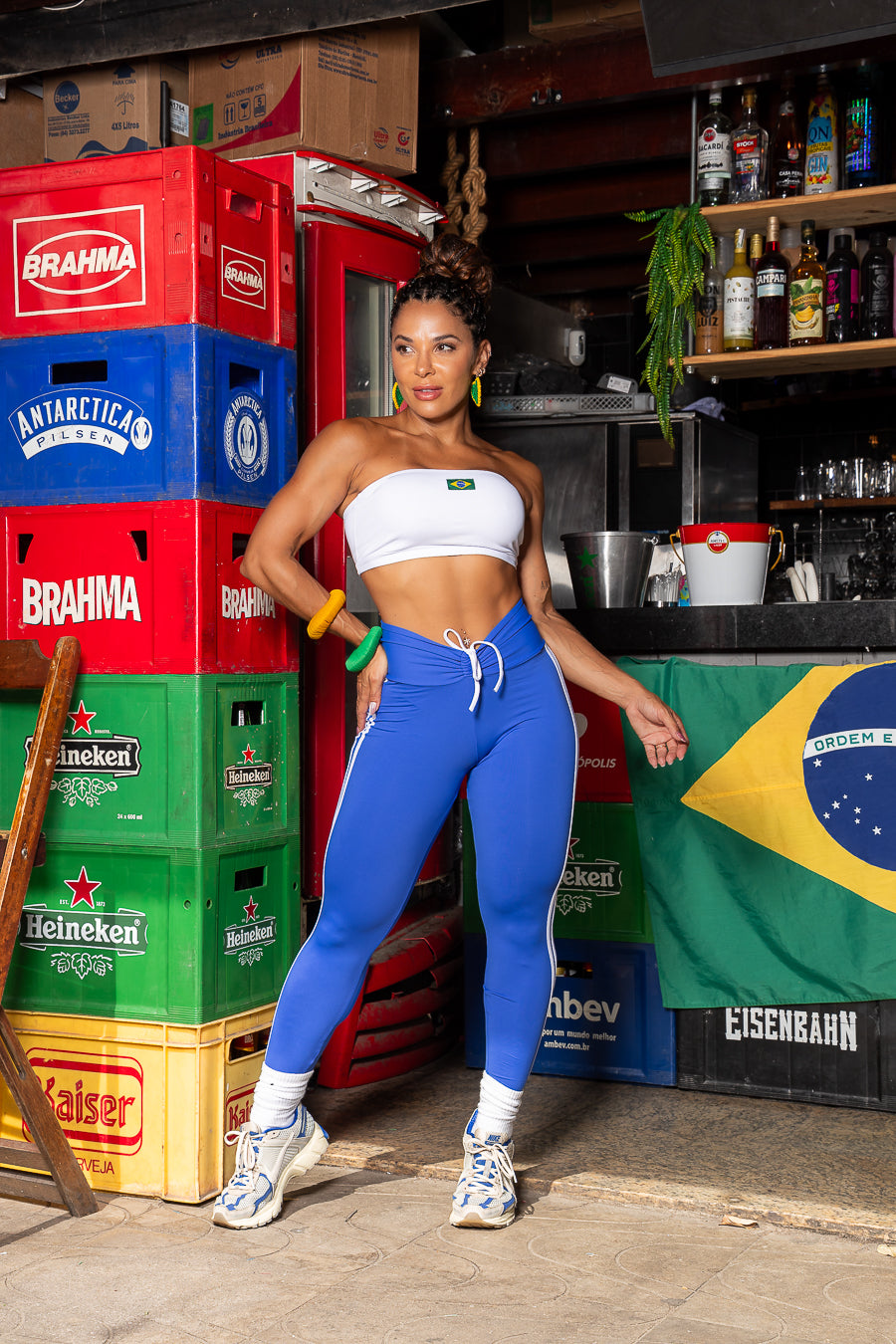 CONJUNTO BRASIL LEGGING TOMARA Q CAIA AZUL E BRANCO (normal)