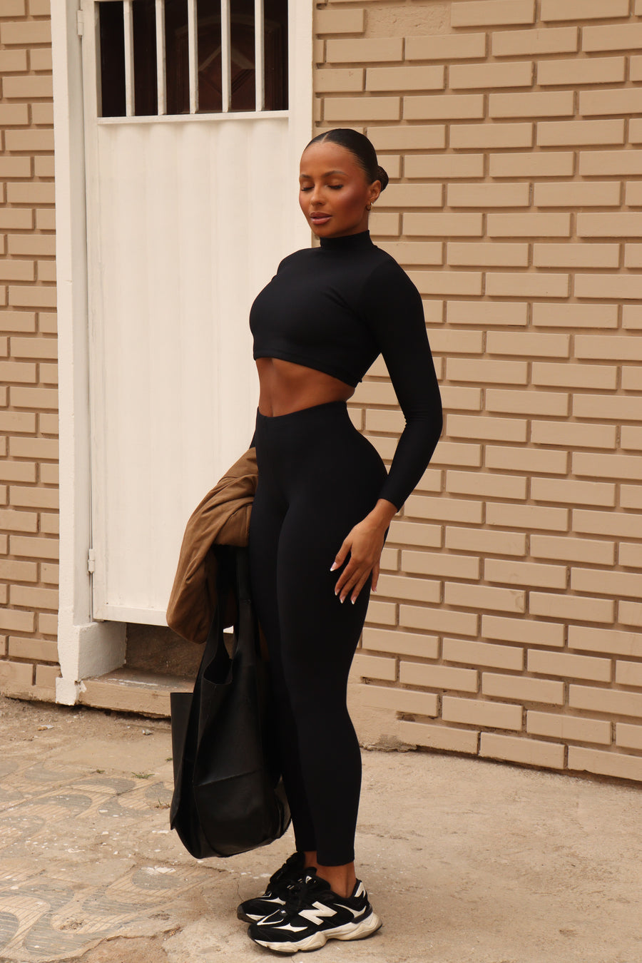 CONJUNTO CANELADO GLAM PRETO (normal)