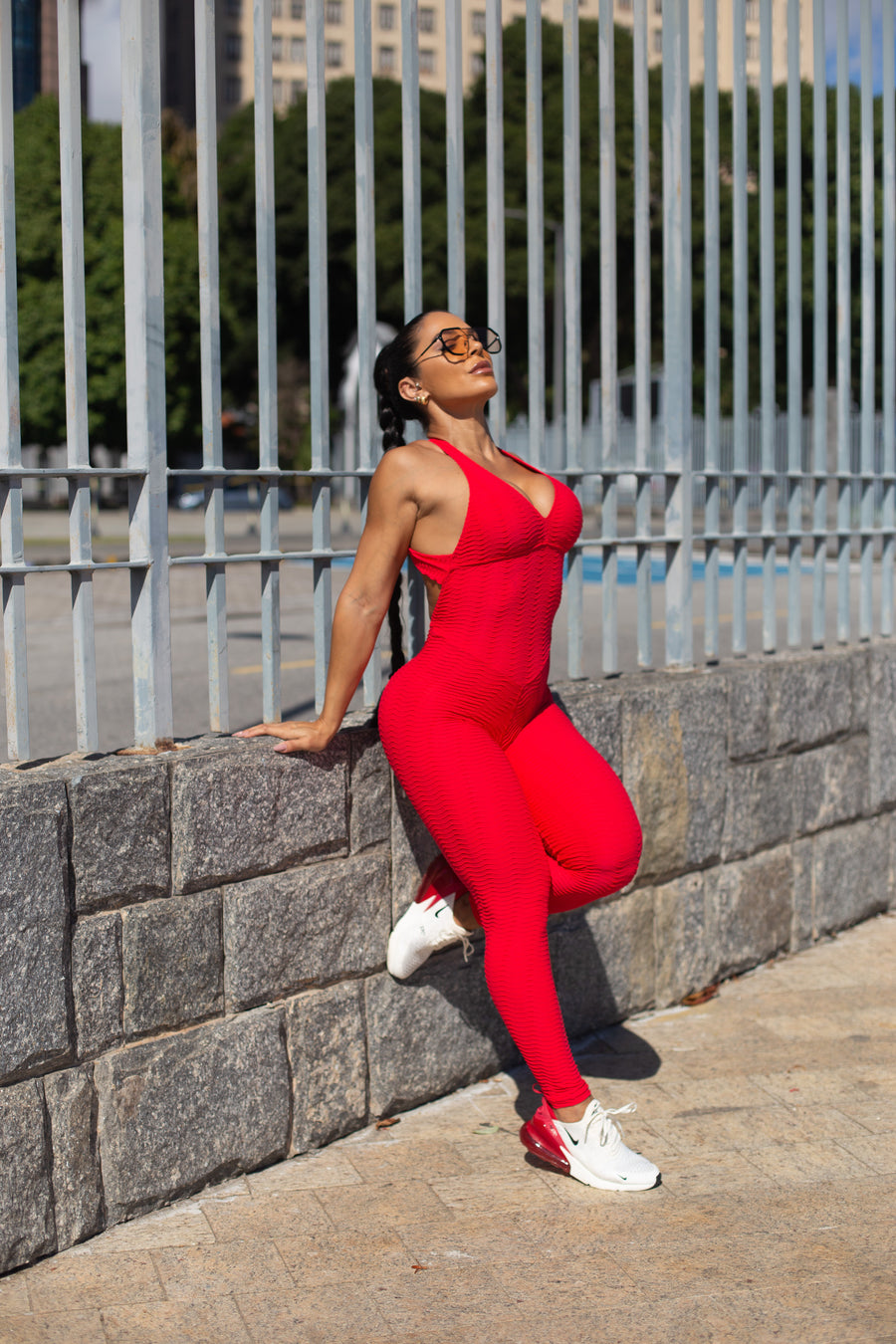 MACACÃO DUBAI ACESS VERMELHO (empina)