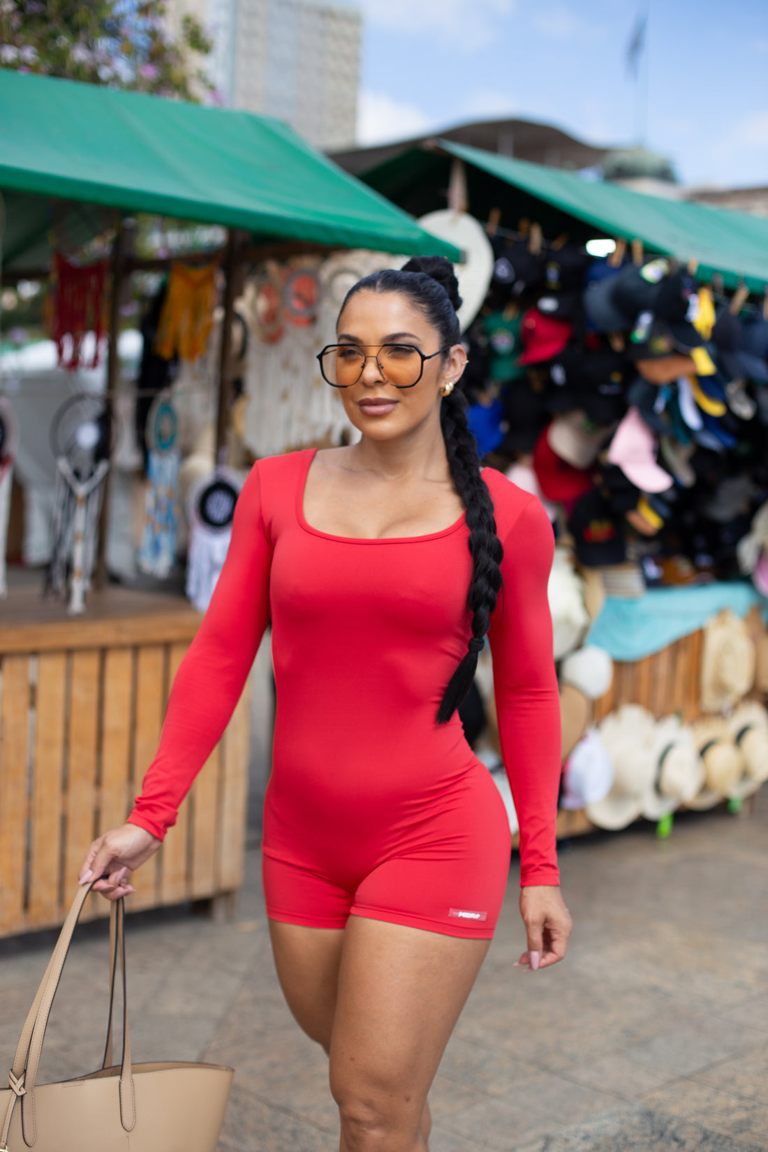 MACAQUINHO SCARLET FIT MANGA LONGA VERMELHO (normal)