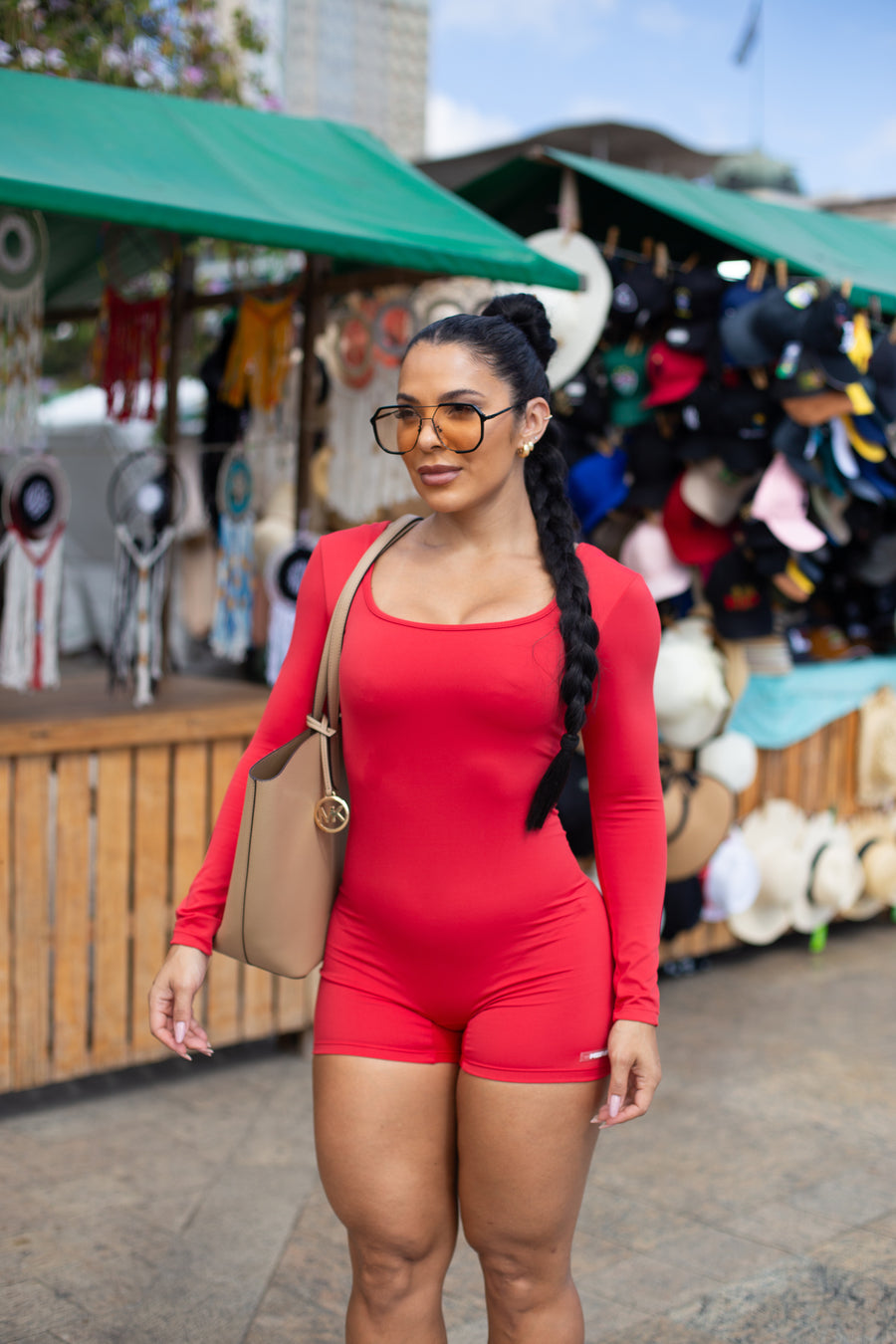 MACAQUINHO SCARLET FIT MANGA LONGA VERMELHO (normal)