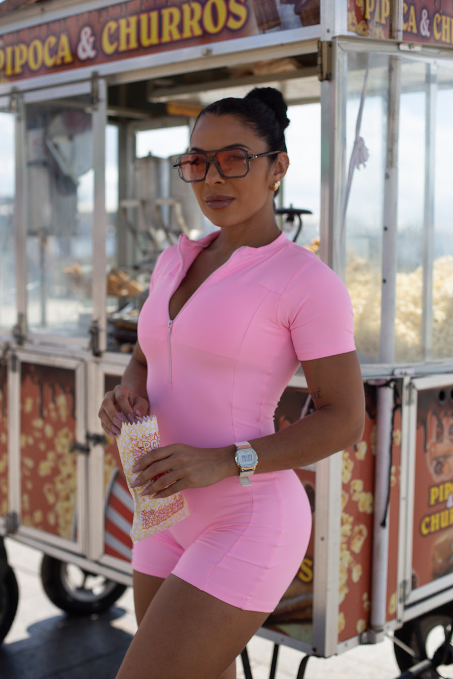MACAQUINHO CYCLIST ROSA BB (normal)