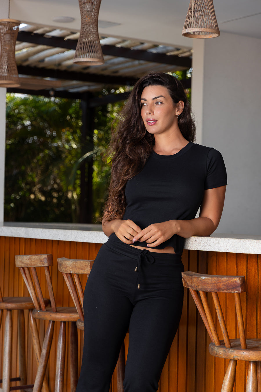 Conjunto moletinho preto