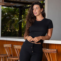 Conjunto moletinho preto