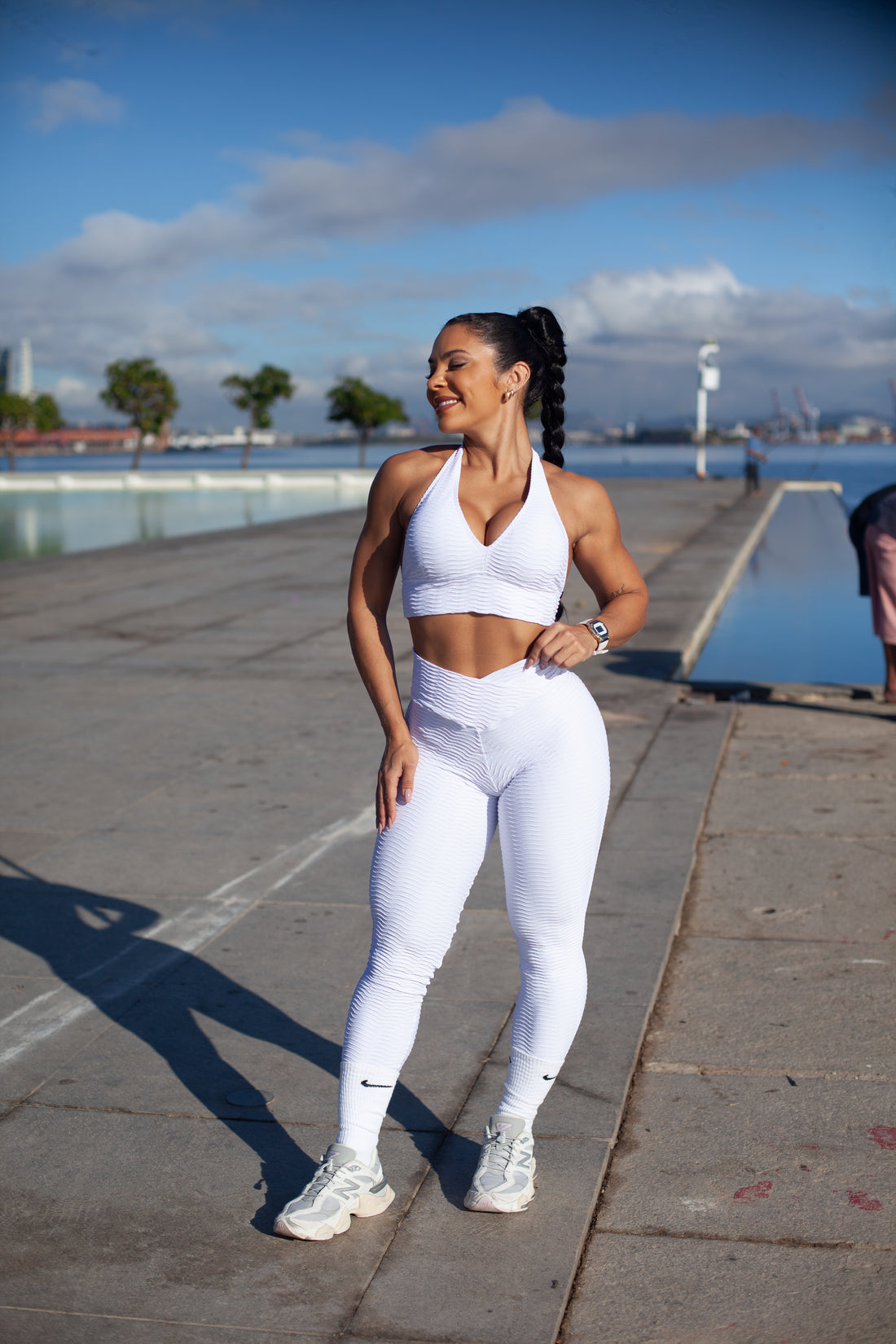 CONJUNTO LEGGING ACESS BRANCO (empina)