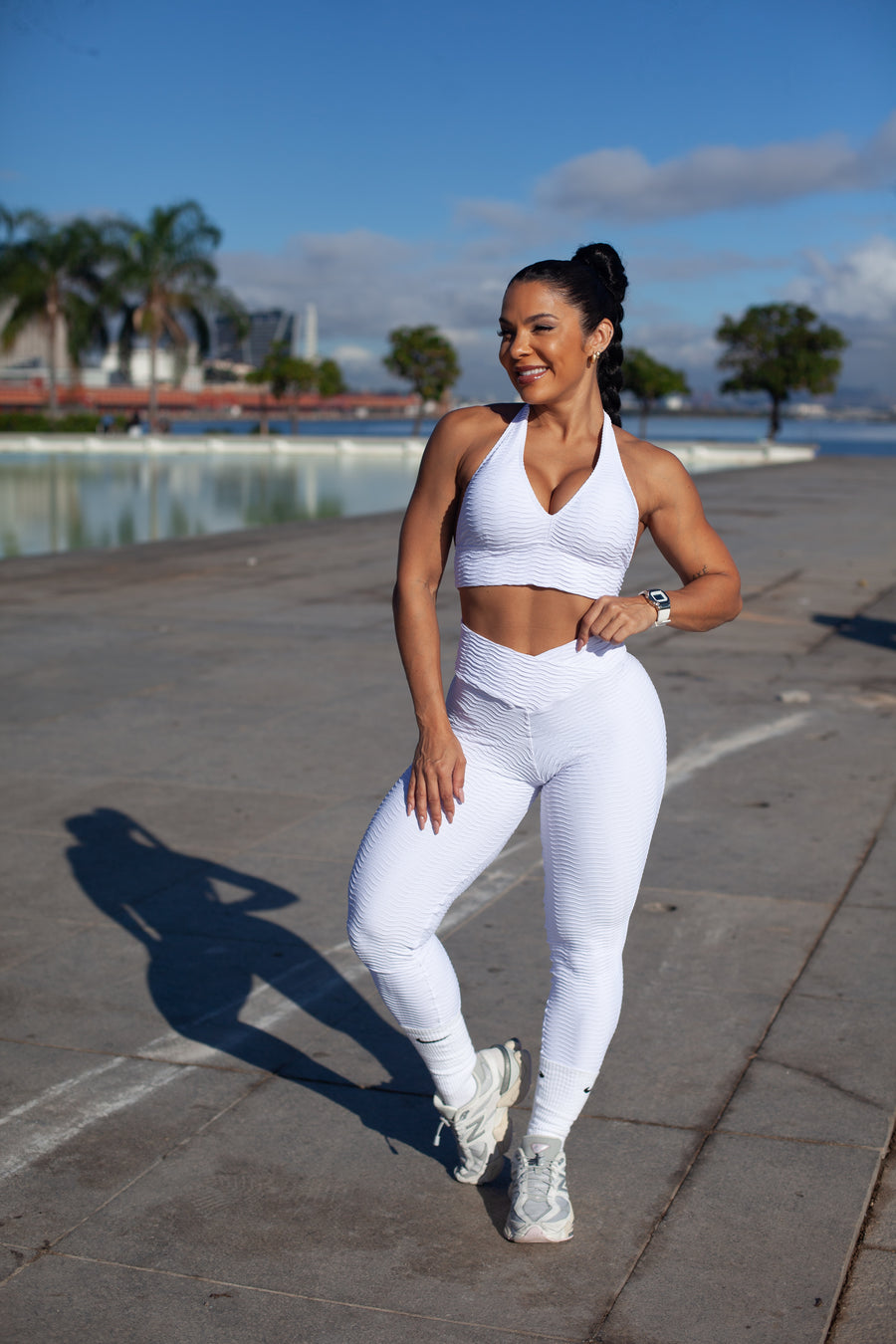CONJUNTO LEGGING ACESS BRANCO (empina)