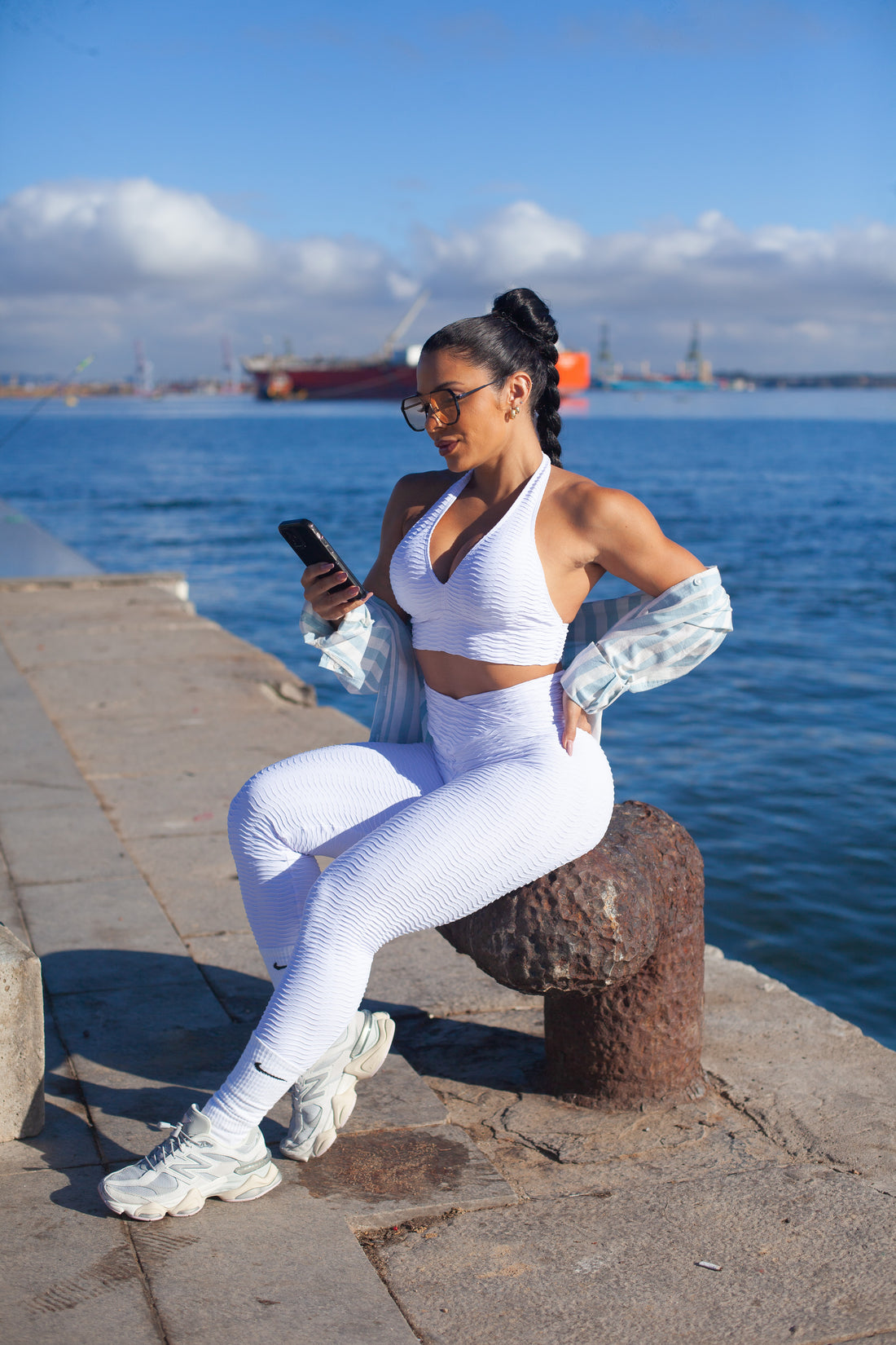 CONJUNTO LEGGING ACESS BRANCO (empina)