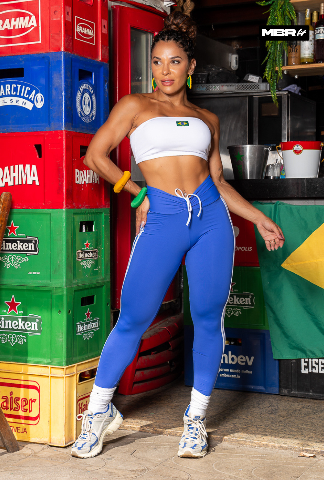 CONJUNTO BRASIL LEGGING TOMARA Q CAIA AZUL E BRANCO (normal)