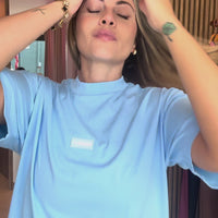 CAMISETA OVERSIZE AZUL BB